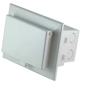 ARLINGTON INDUSTRIES DBHB1W Enclosure Box, 4.934 x 7.186 Inch Size, Plastic | BK3CTJ