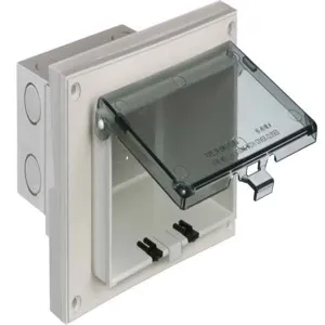 ARLINGTON INDUSTRIES DBHR141C Enclosure Box, 7.188 x 4.937 Inch Size, Plastic | BK3CTX