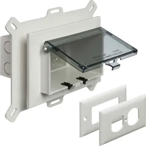 ARLINGTON INDUSTRIES DBHS1C Enclosure Box, 7.012 x 9.058 Inch Size, Plastic | BK3CUN