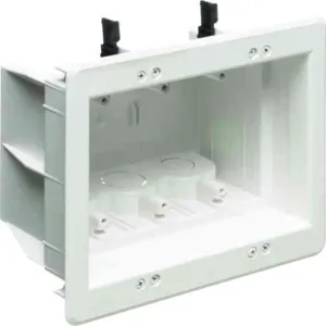 ARLINGTON INDUSTRIES DVFR3WGC Recessed InBox, 6.818 x 7.93 Inch Size, Plastic | CD6XEQ