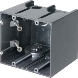 ARLINGTON INDUSTRIES F102 Steckdosenbox, 4.11 x 3.74 Zoll Größe, 25 Stück, Kunststoff | BK3DBW