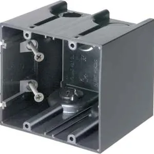 ARLINGTON INDUSTRIES F102GC Outlet Box, 4.11 x 3.74 Inch Size, 25Pk, Plastic | CD6XDT