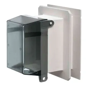 ARLINGTON INDUSTRIES F8091VC Outlet Box, 1-Piece, 7.248 x 4.99 Inch Size, Plastic | BK3DCK