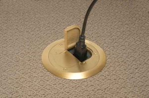 ARLINGTON INDUSTRIES FLB3530MB Carpet Ring, 5.137 x 5.137 Inch Size, Brass | BK3DFM