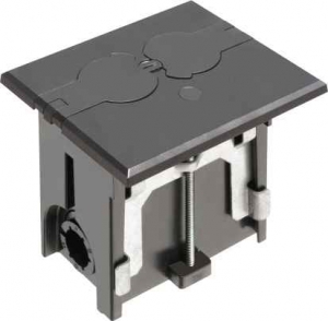 ARLINGTON INDUSTRIES FLBAF101BL Adjustable Floor Box, 4.655 x 3.75 Inch Size, Plastic | BK3DJF