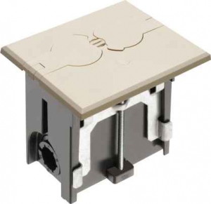 ARLINGTON INDUSTRIES FLBAF101LA Adjustable Floor Box, 4.655 x 3.75 Inch Size, Plastic | BK3DJH