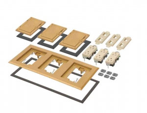 ARLINGTON INDUSTRIES FLBC8530CA Floor Box Frame Kit, 6.094 x 13.546 Inch Size, Plastic | CD6WTR