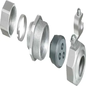 ARLINGTON INDUSTRIES LTPV821 Bushing, 2.565 x 1.619 Inch Size, 25Pk, Zinc | CD6WME