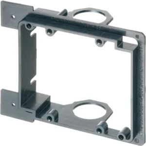 ARLINGTON INDUSTRIES LVMB2 Mounting Bracket, 4.158 x 4.842 Inch Size, 5Pk, Plastic | BK3DZU