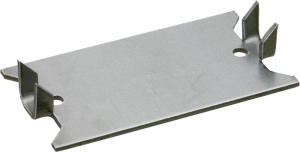 ARLINGTON INDUSTRIES SP100 Safety Plate, 1.5 x 2.75 Inch Size, 100Pk, Steel | BK3EMK