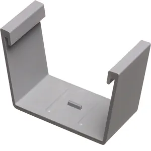 ARLINGTON INDUSTRIES T23C Angle Bracket, 2.38 x 4.63 Inch Size, 10Pk, Plastic | BK3EMT