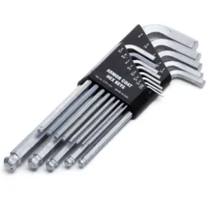 ARMOR COAT UST260074 Hex Key Set 0.050 - 3/8 Inch L-shaped | AA8PKJ 19G980