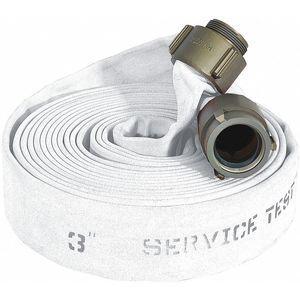 ARMORED TEXTILES G52H25HDW100 Attack Line Fire Hose 100 Feet White | AF7BAE 20TP17