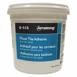 ARMSTRONG WORLD INDUSTRIES FP00515408 Construction Adhesive, Tile Strong, 1 Gal, Pail, Cream, 4 PK | CN8UVT 29NH55