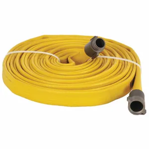 ARMTEX GHI1ARMTY100N Fire Hose, Attack Fire Hose, Single Jacket, 1 Inch Hose Inside Dia, 100 ft Hose Length | CN8VMJ 53KA70