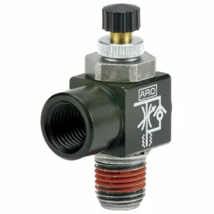 ARO 119308-125 Cylinder Port Flow Control Valve, Mnpt X Fnpt, 1/8 Inch Valve Port Size, Out Valve Flow | CN8VQA 2CDP5