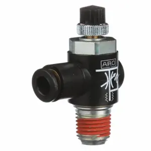 ARO 119310-250 Cylinder Port Flow Control Valve, Mnpt X Tube, 1/4 Inch Valve Port Size | CN8VQC 2CDR1