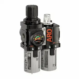 ARO C38221-610 Filter/Regulator/Lubricator, 1/4 Inch NPT, 58 cfm, 250 PSI Max Op Pressure, 5 micron | CN8VTF 4PJN1