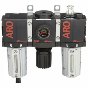 ARO C38231-810 Filter/Regulator/Lubricator, 3/8 Inch NPT, 85 cfm, 250 PSI Max Op Pressure, 5 micron | CN8VTG 4PJP4