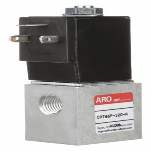 ARO CAT66P-120-A Solenoid Air Control Valve 1/4 Inch 120VAC | AD8AED 4HN48