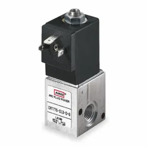 ARO CAT77S-120-A Solenoid Air Control Valve, 120V Ac, 1/4 Inch Size Pipe Size, 0 To 150 Psi | CN8VYA 4HN51