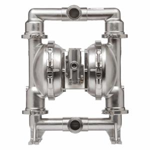 ARO SD20R-CSS-SMM-A Double Diaphragm Pump, Air, 316 Stainless Steel, 2 Inch Fluid Connection Size, Tbv | CN8VRP 49AV33