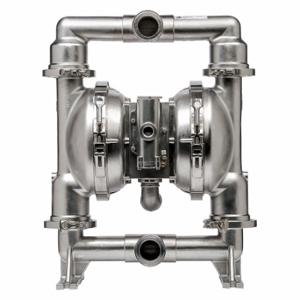 ARO SD20S-CSS-SMM-A Double Diaphragm Pump, Air, 316 Stainless Steel, 2 Inch Fluid Connection Size, Tbv | CN8VRQ 49AV35