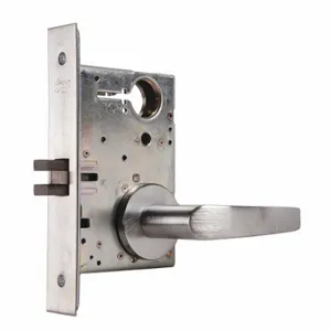 ARROW FASTENER BM01 VL 26D Door Lever Lockset, Grade 1, Tapered No Return, Satin Chrome, Not Keyed | CN8WFG 429K23