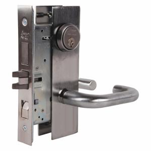 ARROW FASTENER BM11 HSH 26D Door Lever Lockset, Grade 1, Tubular With Return, Satin Chrome | CN8WFH 429K25