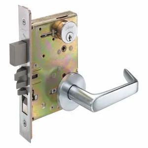 ARROW FASTENER BM17 XL 26D Door Lever Lockset, Grade 1, Flat With Return, Satin Chrome | CN8WEY 429K28