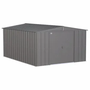 ARROW FASTENER CLG1014CC Shed, 123.3 Inch x 162.8 Inch x 75.9 Inch Size, 755 Cu ft Capacity, Charcoal | CN8WBR 783W61