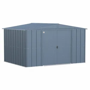 ARROW FASTENER CLG108BG Shed, 123.3 Inch x 95.3 Inch x 75.9 Inch Size, 432 Cu ft Capacity, Blue Gray | CN8WBU 783W66