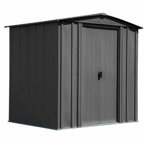 ARROW FASTENER CLG65CC Shed, 76.3 Inch x 59.5 Inch x 72.9 Inch Size, 153 Cu ft Capacity, Charcoal | CN8WDD 783W72