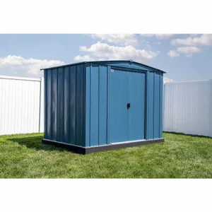 ARROW FASTENER CLG86BG Shed, 99.8 Inch x 71.3 Inch x 72.9 Inch Size, 248 Cu ft Capacity, Blue Gray | CN8WCV 783W92