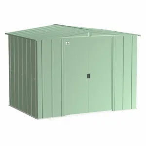 ARROW FASTENER CLG86SG Shed, 99.8 Inch x 71.3 Inch x 72.9 Inch Size, 248 Cu ft Capacity, Sage Green | CN8WCY 783W63