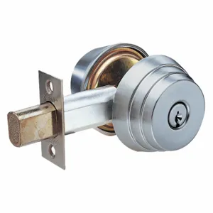 ARROW FASTENER E61 15 CS Deadbolt, 2, Satin Nickel, Sc1, Different | CN8WEM 429K44