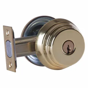 ARROW FASTENER E62 3 Deadbolt, 2, Bright Brass, Ar1, Different | CN8WDX 429K56