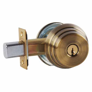 ARROW FASTENER E61 5A Deadbolt, 2, Antique Brass, Ar1, Different | CN8WDU 429K51