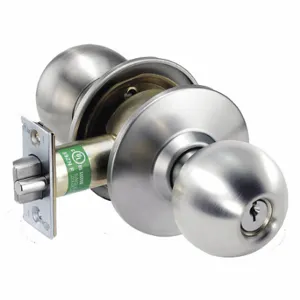 ARROW FASTENER HK11BB 32D Knob Lockset, 1, Ball, Satin Stainless Steel, Ar4, Different | CN8WHJ 429K71