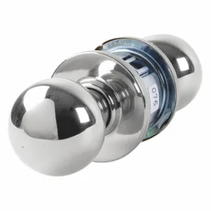 ARROW FASTENER MK01BD 26 Knob Lockset, 2, Ball, Bright Chrome, Not Keyed | CN8WKR 429K72