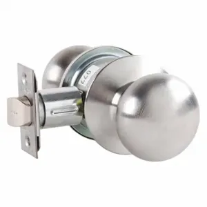 ARROW FASTENER MK01TA 26D Knob Lockset, 2, Round, Satin Chrome, Not Keyed | CN8WKH 429K75