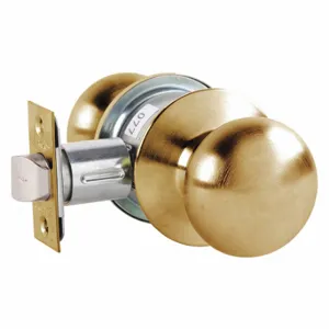 ARROW FASTENER MK01TA 4 Knob Lockset, 2, Round, Satin Brass, Not Keyed | CN8WKD 429K77