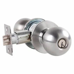 ARROW FASTENER MK33BD 26D CS Knob Lockset, 2, Ball, Satin Chrome, Different | CN8WJB 429L04