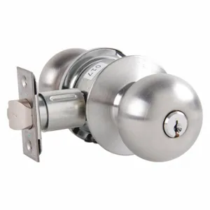 ARROW FASTENER MK11TA 26D Knob Lockset, 2, Round, Satin Chrome, Ar1, Different | CN8WKF 429K88