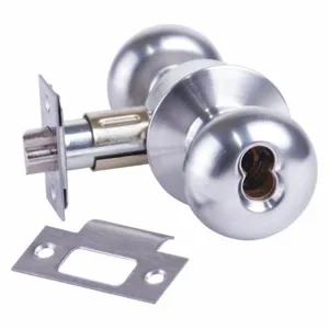 ARROW FASTENER MK12TA 26D IC Knob Lockset, 2, Round, Satin Chrome, Sfic, Different | CN8WKJ 429K97