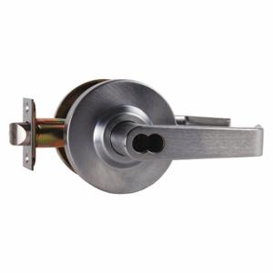 ARROW FASTENER MLX12SB 26D IC Door Lever Lockset, Grade 2, Flat With Return, Satin Chrome | CN8WFY 429L12
