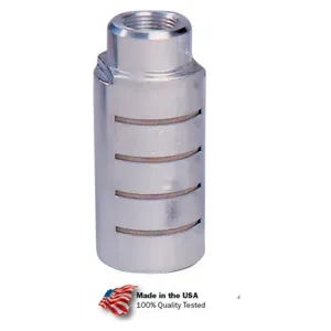 Arrow Pneumatics ASQF-1M Super Quiet Flow Muffler, 1/8 Male NPT | CJ4YBM