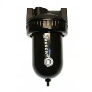 Arrow Pneumatics F329-08FW Particulate Filter, High Flow, 1 NPT, Internal Float Drain, Metal Bowl With Sight | CJ4ZEW