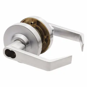 ARROW FASTENER QL87SB 26D IC Door Lever Lockset, Grade 1, Flat With Return, Satin Chrome | CN8WFA 429L37