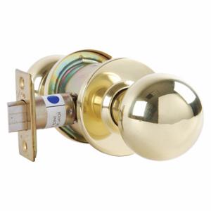 ARROW FASTENER RK01BD 3 Knob Lockset, 2, Ball, Bright Brass, Not Keyed | CN8WHQ 429L39
